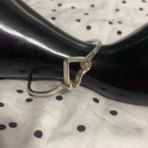 Vintage Sterling Silver Heart Hook bracelet.